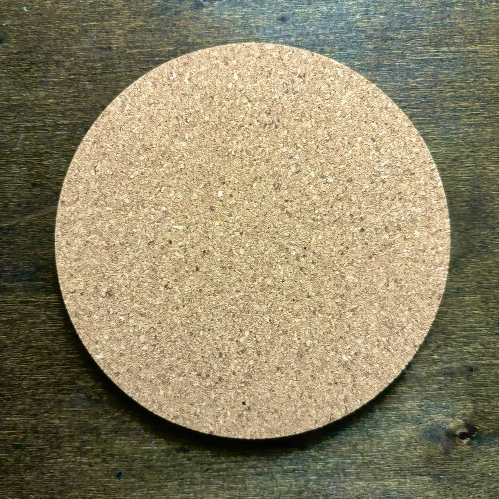 Naruto Ten Tails Rinne Sharingan Laser Engraved Painted Cork Coaster
